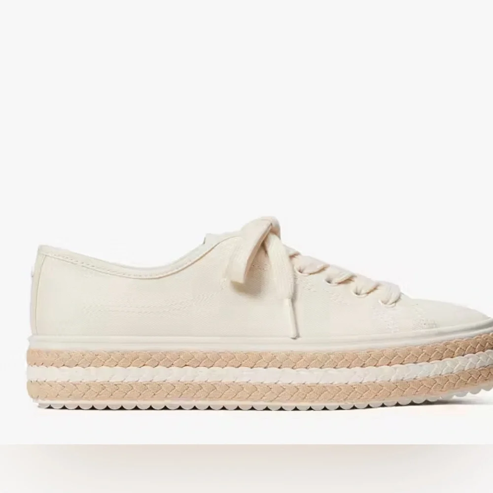 Kate Spade New in Box Taylor Sneakers KG544 Cream